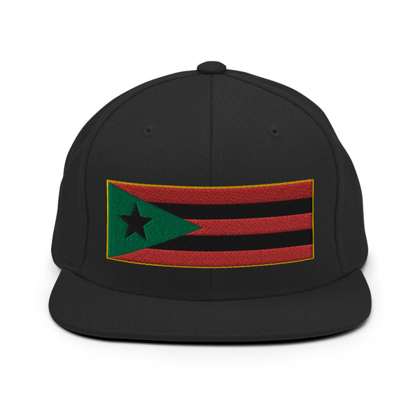 Afro Puerto Rican Snapback Hat