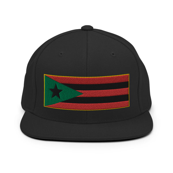 Afro Puerto Rican Snapback Hat