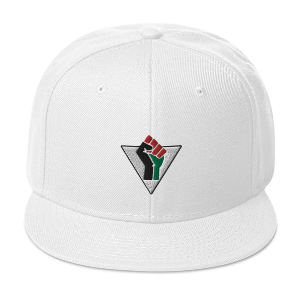 Afro Rising Fist Snapback Hat