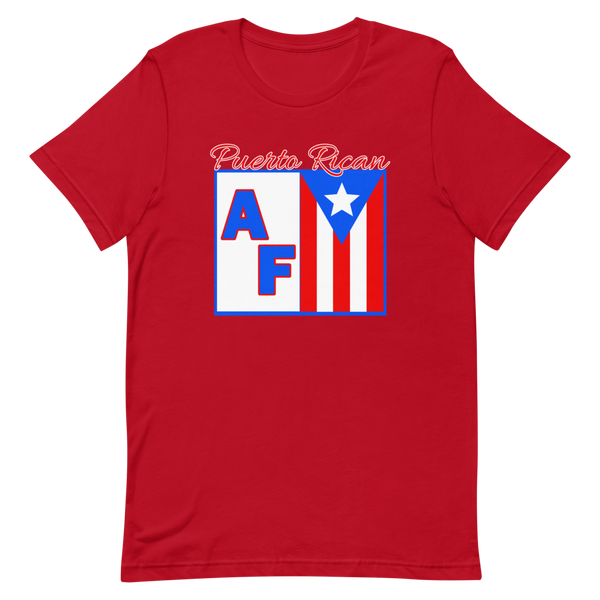 Puerto Rican AF Bold Unisex T-Shirt