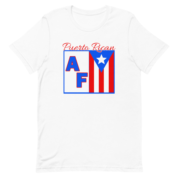 Puerto Rican AF Bold Unisex T-Shirt