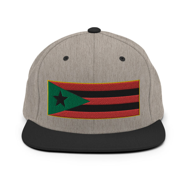 Afro Puerto Rican Snapback Hat