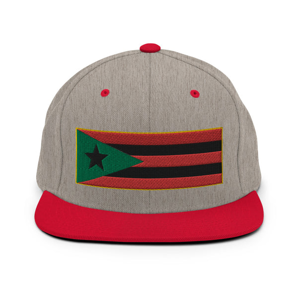 Afro Puerto Rican Snapback Hat